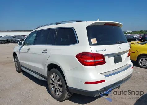 2017 Mercedes-Benz Gls 450 4Matic z USA, uszkodzony, nr VIN 4JGDF6EE1HA784763